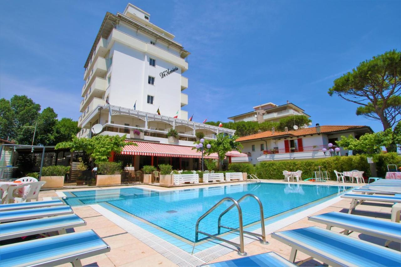 Hotel De Amicis Riccione Exterior foto
